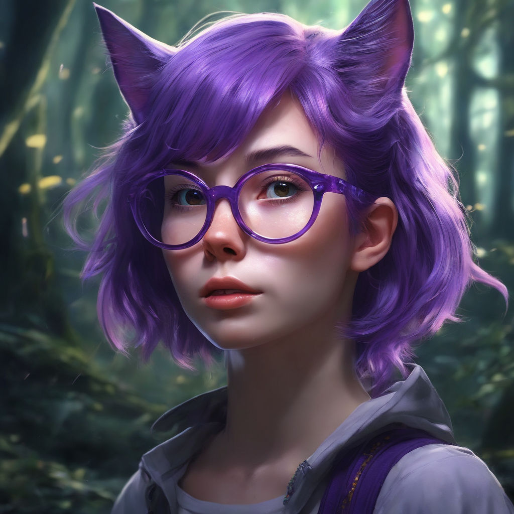 Aphmau purple wolf