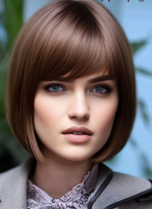Blunt Cut Bob Wig Black Bone Straight Human Hair Lace Front Wigs For Women  Invisible Lace Wig For Sale – ModernShow