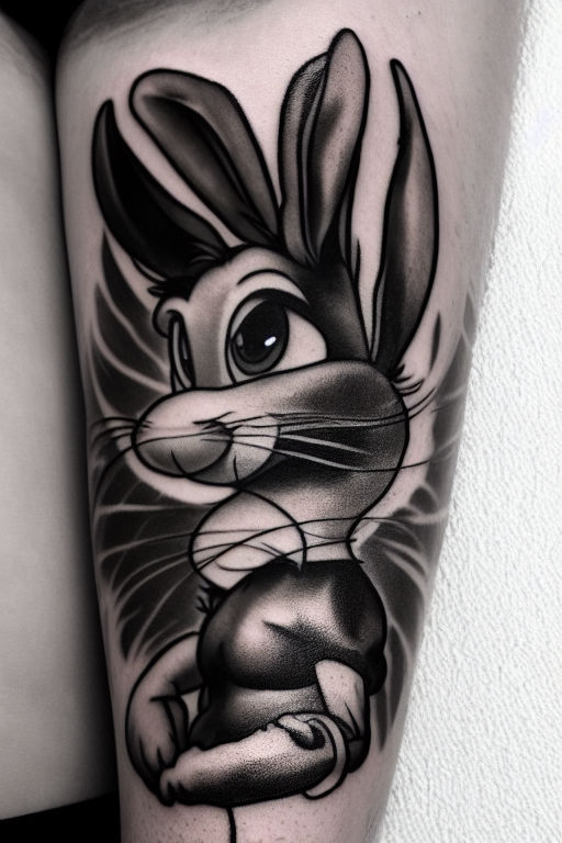 6 Beautiful Lola Bunny Tattoo Designs That Will Bring Back Good Memories   Tattoogridnet