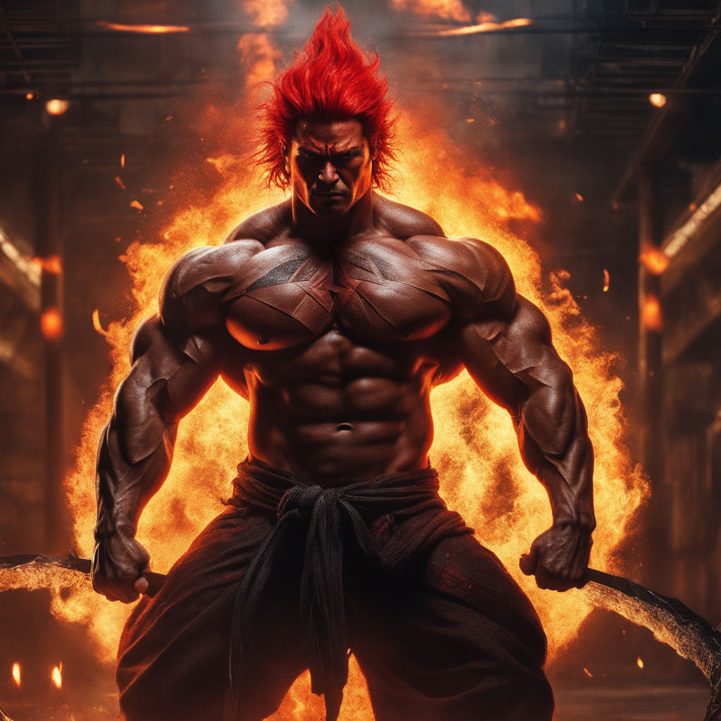 Evil Akuma from Street Fighter 2 - Playground