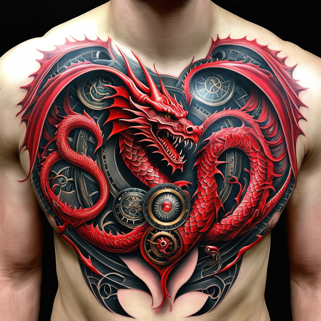 Javi Wolf — Biomechanical Heart Tattoo. Tattooed by...