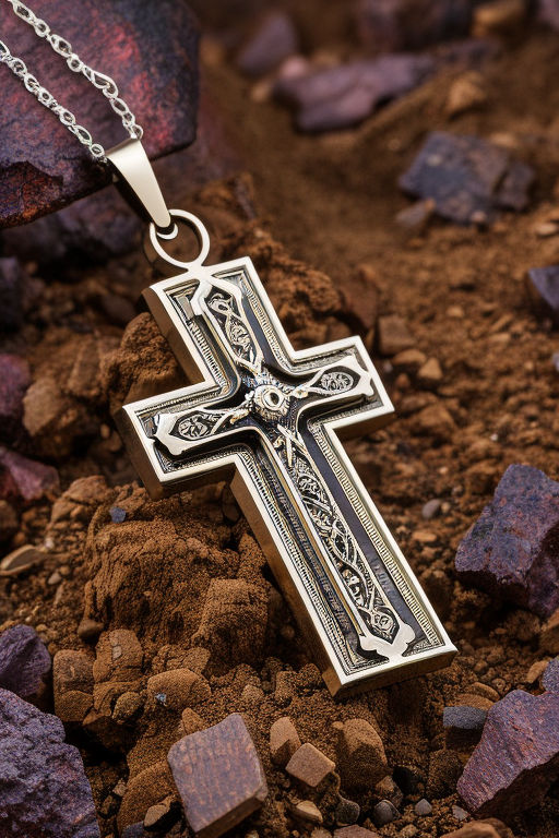 Sterling Silver Cross Pendant Necklace from Thailand - Gothic Faith | NOVICA