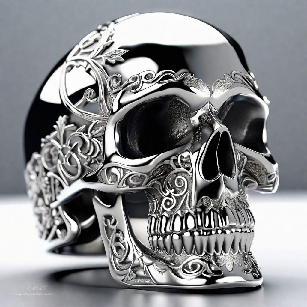 metall holographic skull - Playground