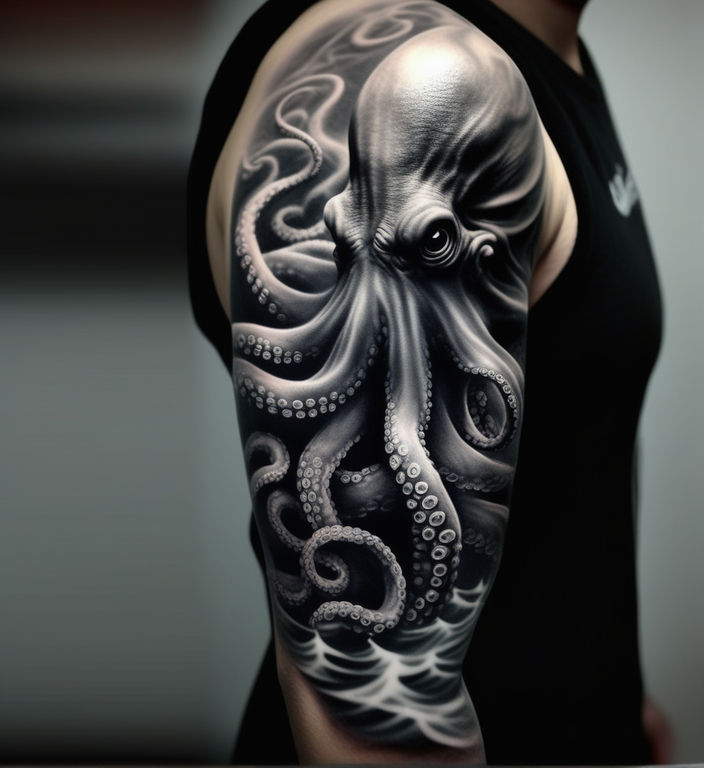 Zac Kinder Tattoos - Finished up this Japanese Octopus today! #tattoo # tattoos #eternalink #stencilstuff #inkmachines #octopus #octopustattoo  #japanesetattoo | Facebook