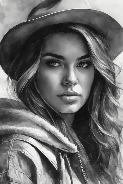 ArtStation - White Charcoal Drawing