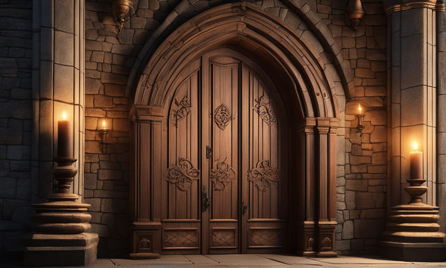 Showcasing a Castle Door I made in Roblox Studio - Creations