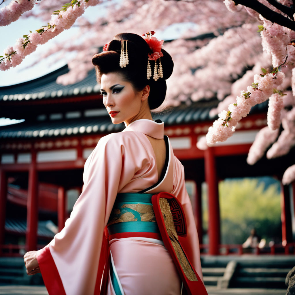 Lucy Liu as a geisha - Playground