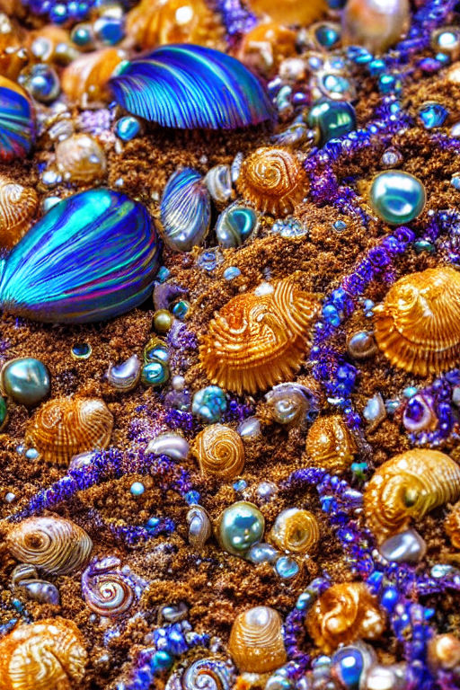 Closeup Of Colorful Sea Shells, The Solo Collection