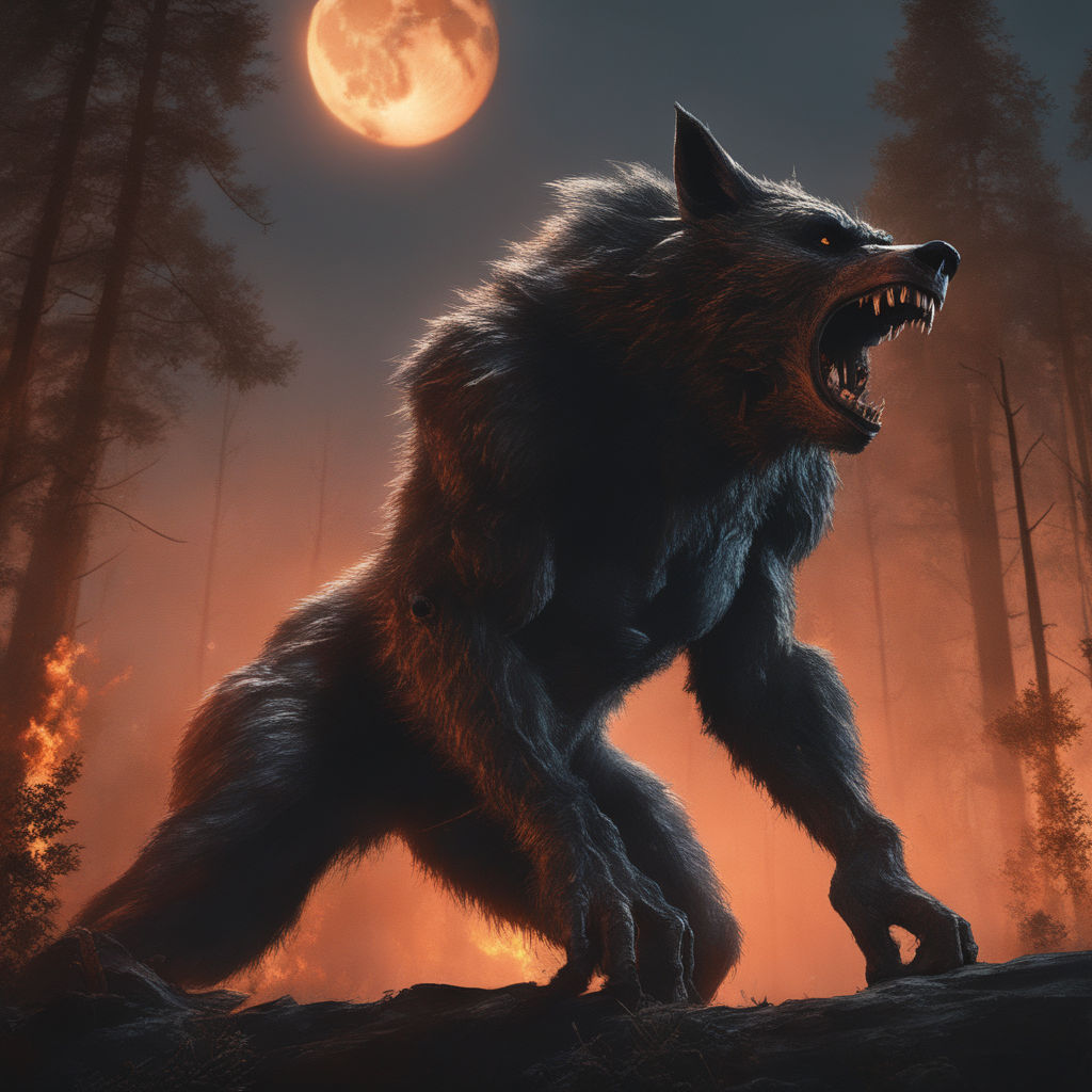 red eyed werewolf