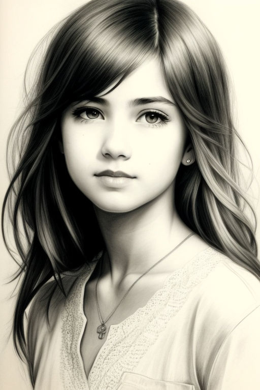 Pretty Girl Realistic Drawing  Drawing Skill