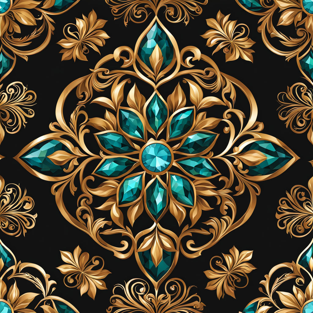 Aurora Seamless Pattern 