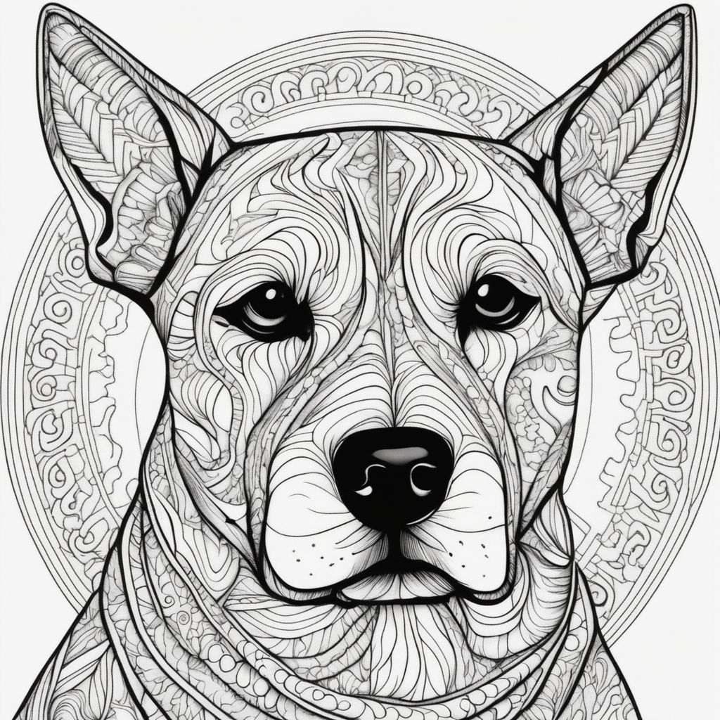 boxer dog coloring pages