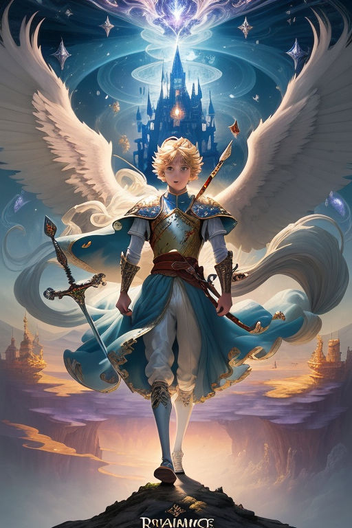 AI Image Generator Anime angel boy