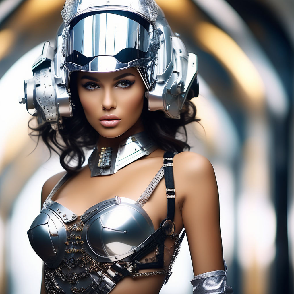 Metallic Bras From Space! Sci-Fi Pulp Ladies & Their Shiny Metal