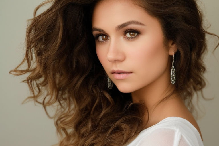 nina dobrev hair color dye