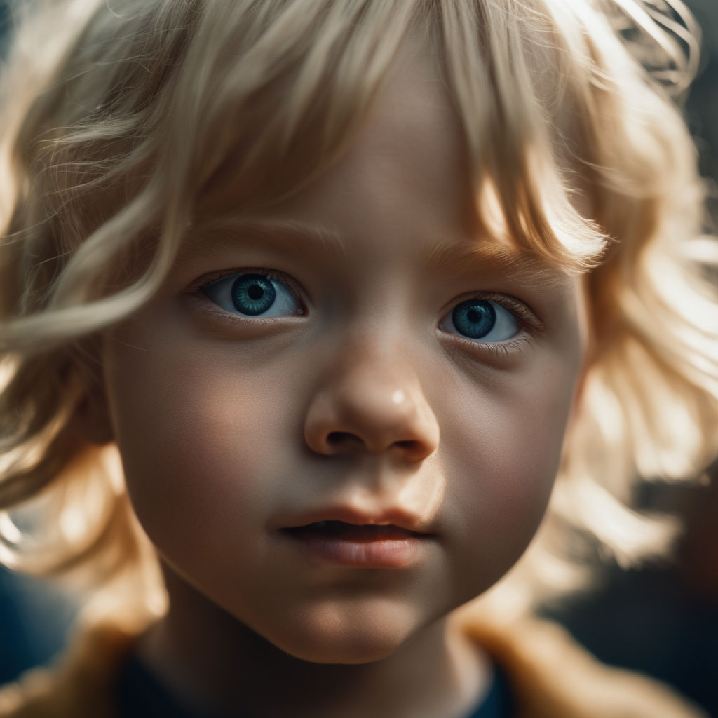 toddler with blonde hair and blue eyes