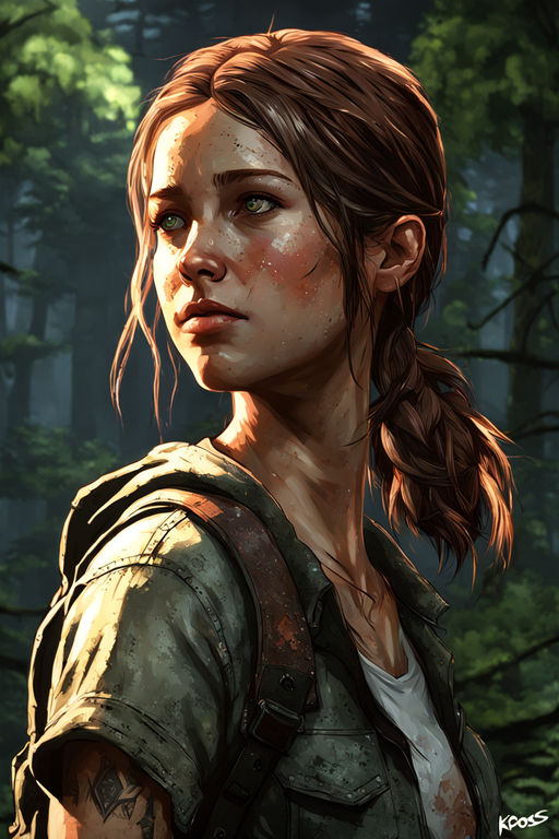 Incredible portrait of Ellie by popovajr_art (Instagram) : r/thelastofus