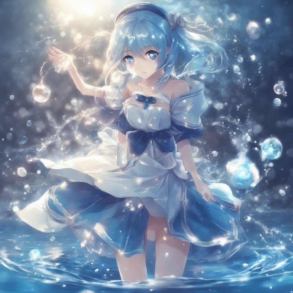 Wallpaper ID: 167018 / cute, water, girl, anime free download