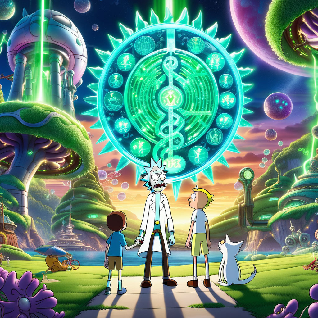 ArtStation - Rick & Morty x Portal