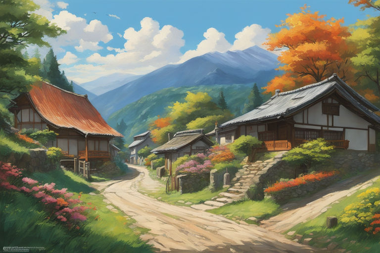 konoha village background