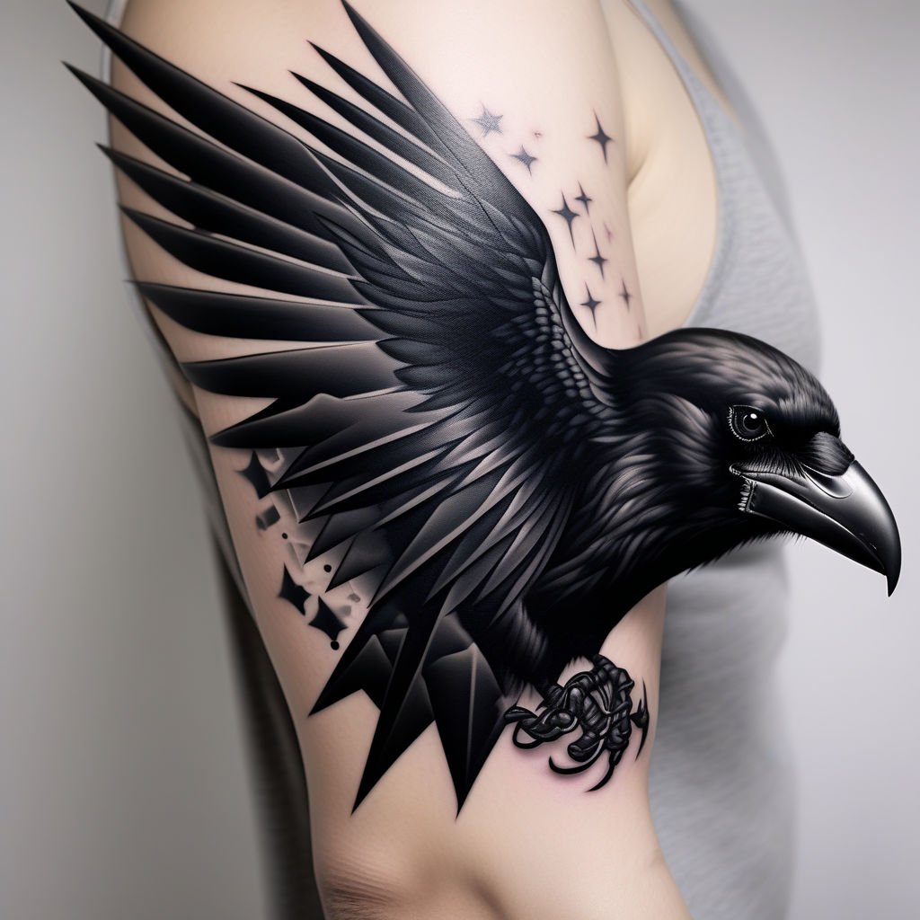 60+ Mysterious Raven Tattoo Designs With Secret Meanings — InkMatch