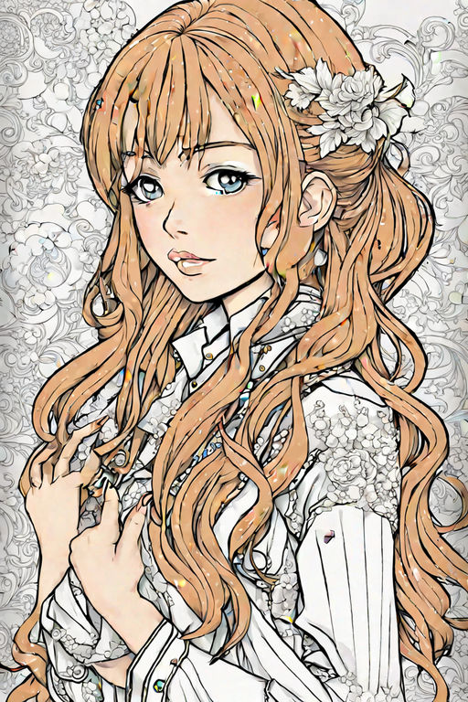 THE MANGA ARTIST'S COLORING BOOK--GIRLS! Fun Female Characters to Color 