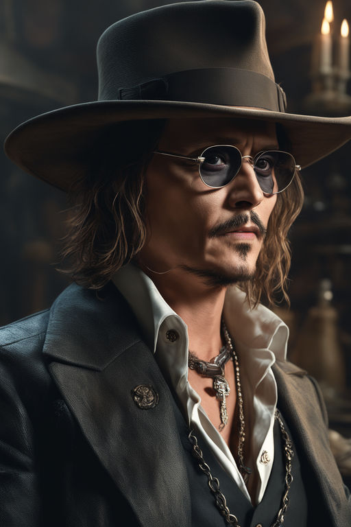 Johnny Depp Victorian Steam Punk Hero - Digital Download
