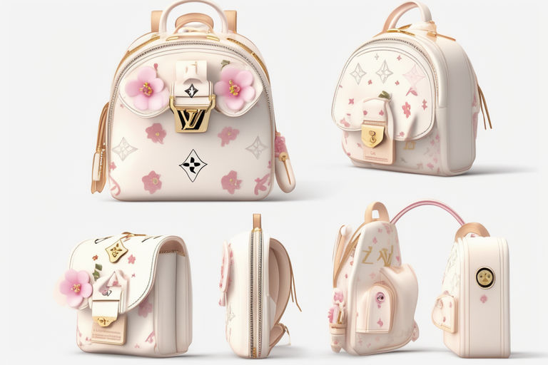 Louis Vuitton Mechanical Flowers Lockme Mini Backpack - Neutrals