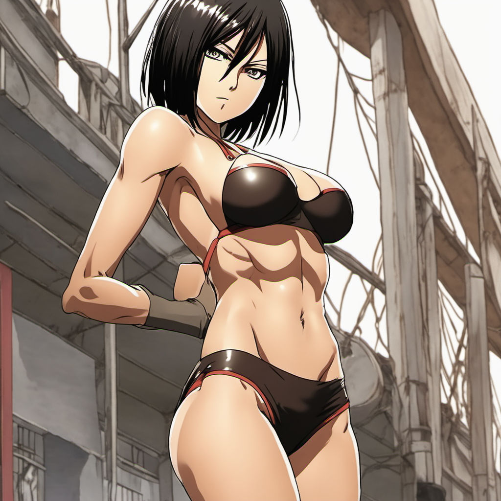 mikasa ackerman in a bikini - Playground