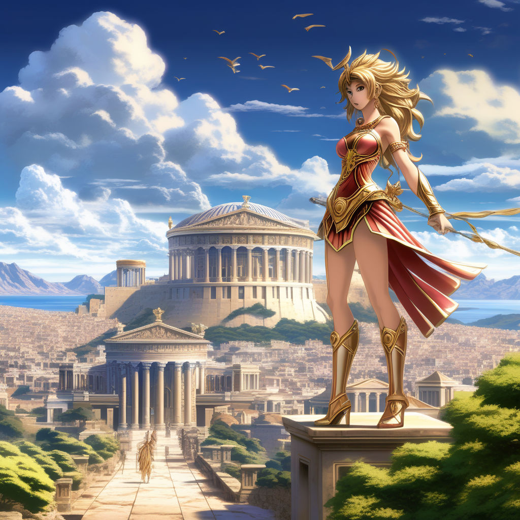 knights of the zodiac athena