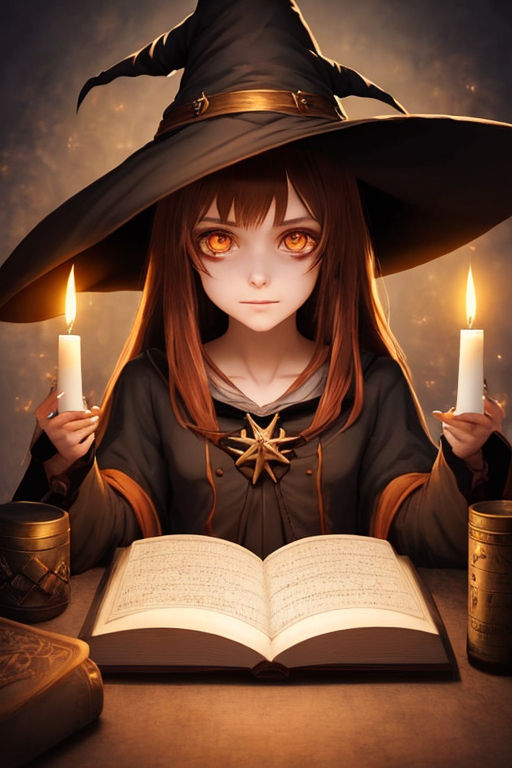 Anime Witch Girl Wallpapers  Wallpaper Cave