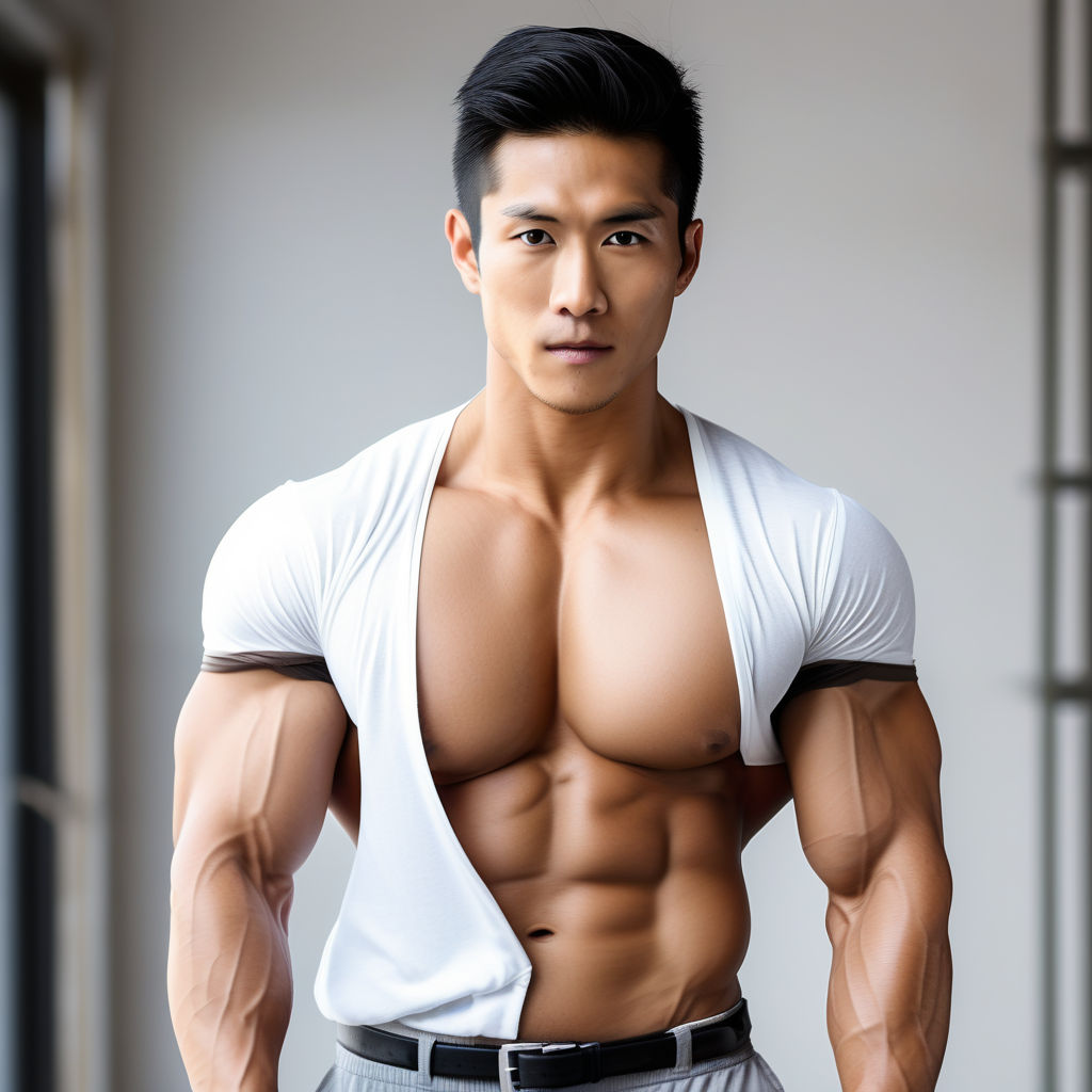 Showing off Huge Chiseled Vascular Pecs Is a Growing Trend for