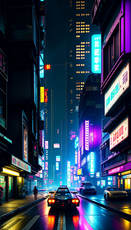 Futuristic Night City Cyberpunk 2077 Live Wallpaper - MoeWalls