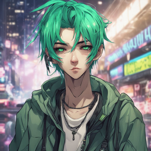 Who are anime characters with green hair? - Quora