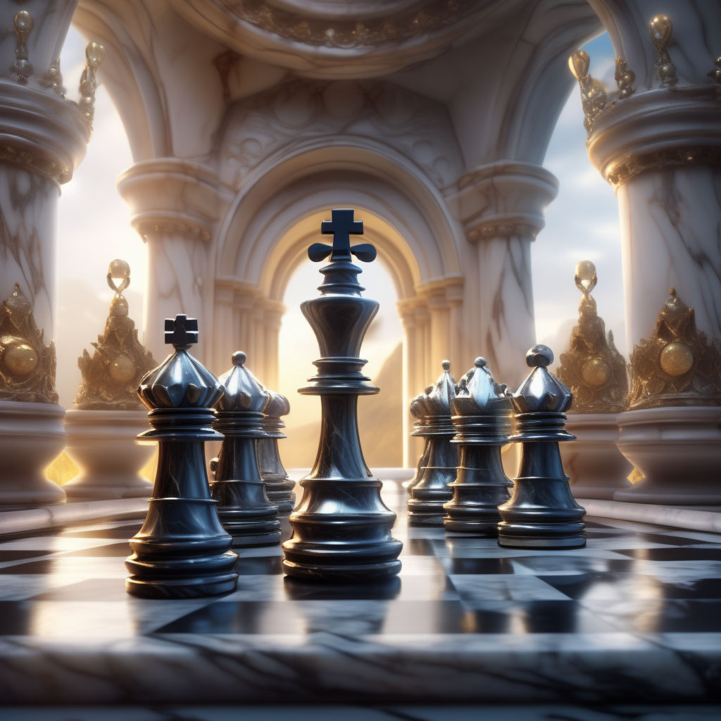 3D Chess Pieces that are Clearly Visible Stock Photo - Image of players,  visible: 236515718