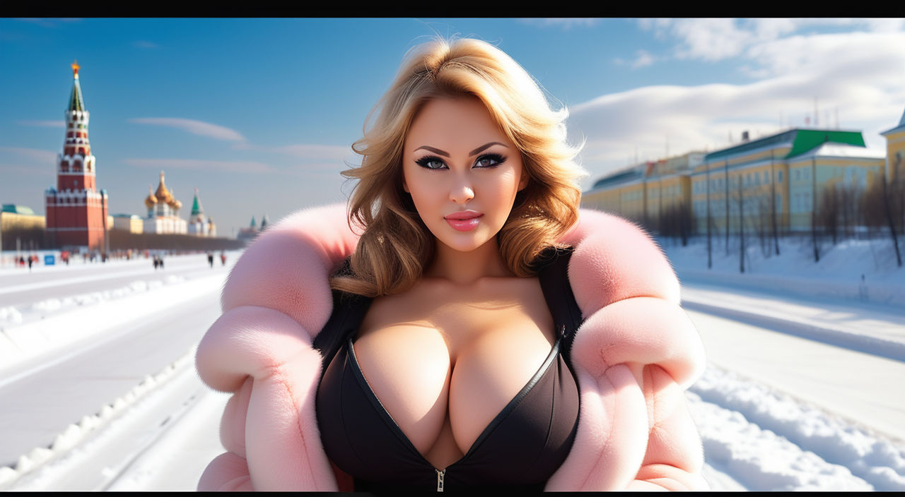 MEGA CLEAVAGE BIMBO. Ultra high definition and upscaled by 4k