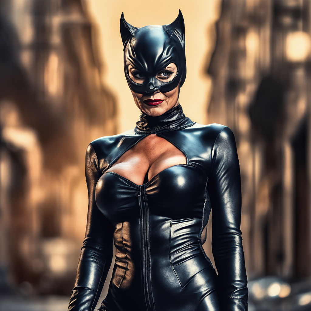 Catwoman sexy boobs