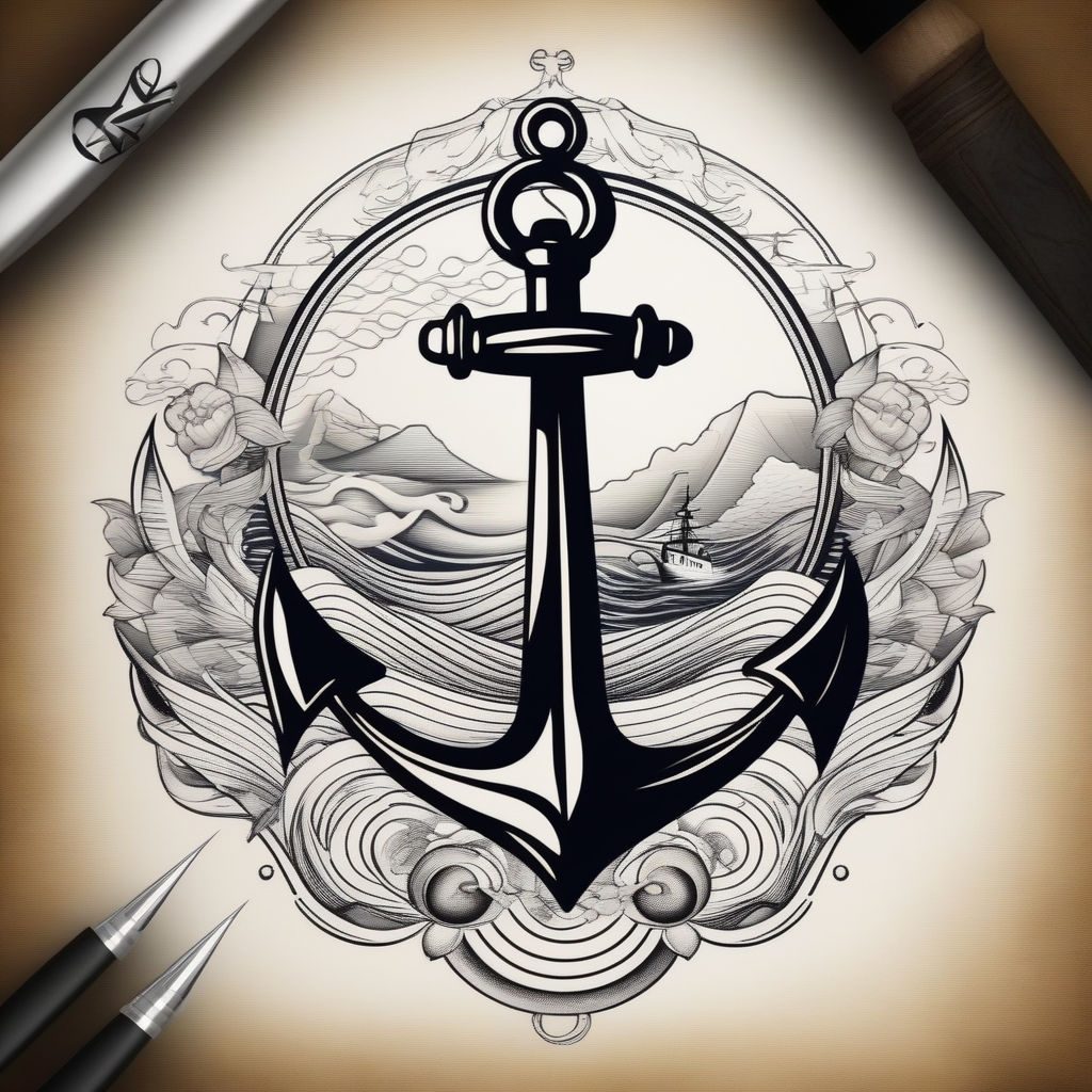 Anchor With Rope Tattoo Meaning - Viraltattoo | Rope tattoo, Anchor tattoo  design, Anchor tattoos
