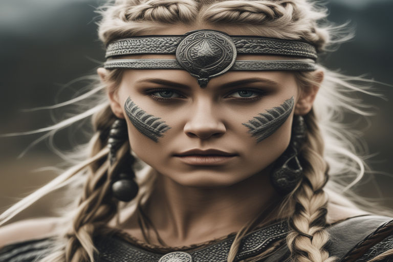 ArtStation - Female Braided Hair viking style