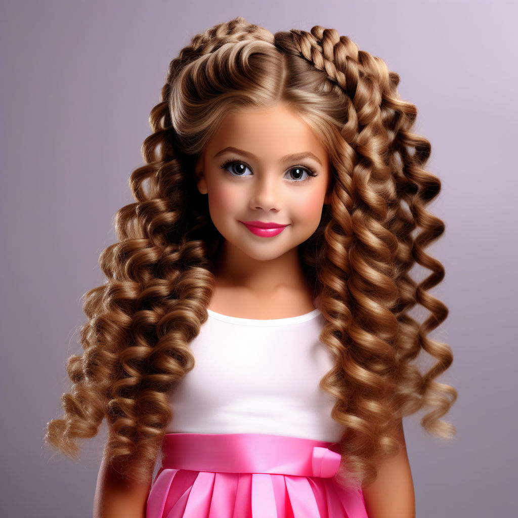 Barbie inspired hairstyle! ⁣ .⁣ .⁣ .⁣ .⁣ .⁣ #hairstyles #hairtutorial  #instahair #barbiehair #barbiehairstyle #barbiegirl | Instagram