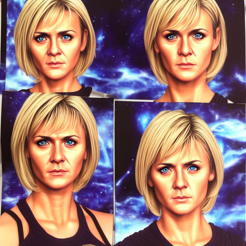 AMANDA TAPPING as SAMANTHA CARTER in Stargate  wormhole theory  motorcycle riding and lockpicking