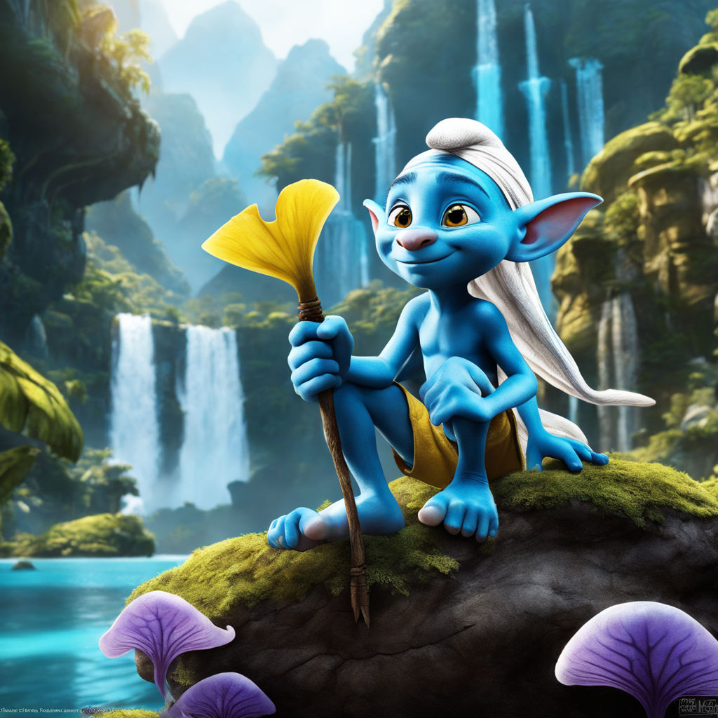 smurfette realistic drawings