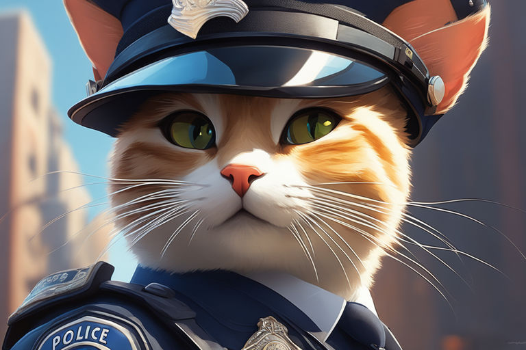 police cat - Playground