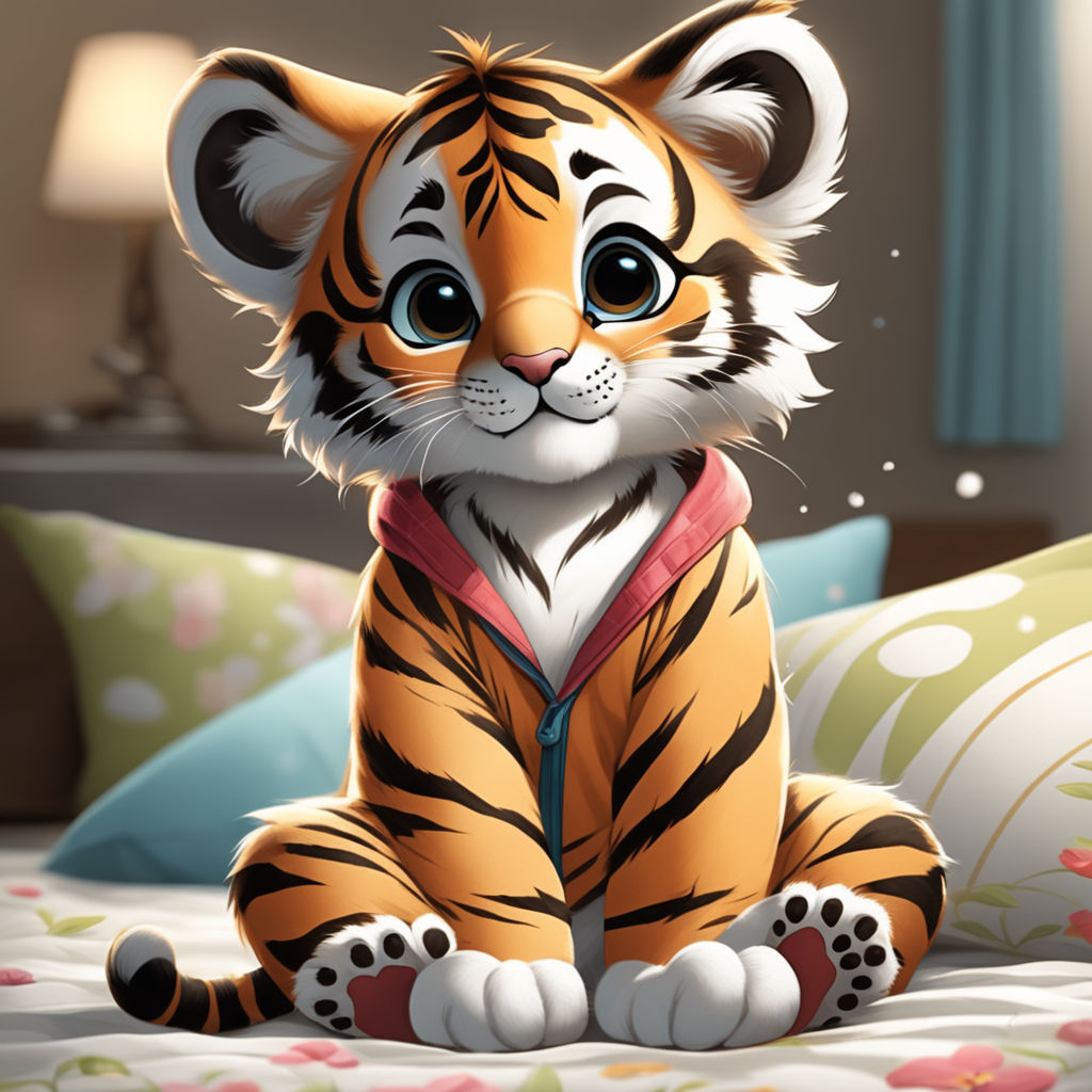 cute tiger cartoon