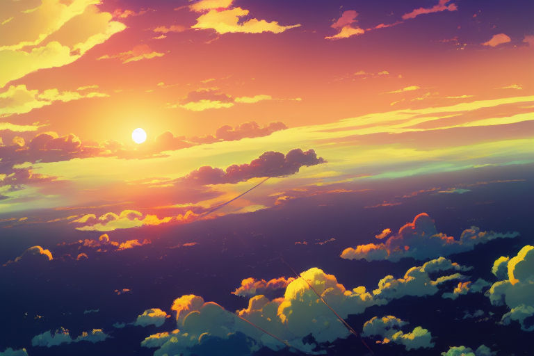 Anime Sky Images - Free Download on Freepik