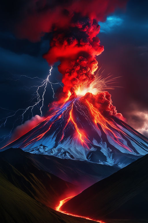 volcano eruption wallpaper hd