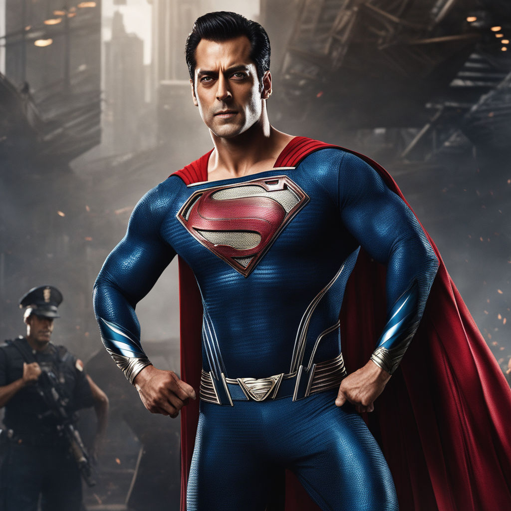 salman khan in superman costume - Playground