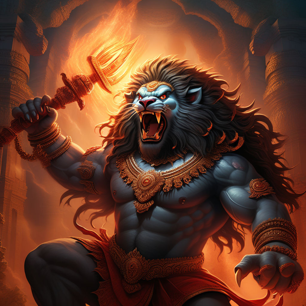Full body image of Rudra Hanuman : r/hinduism