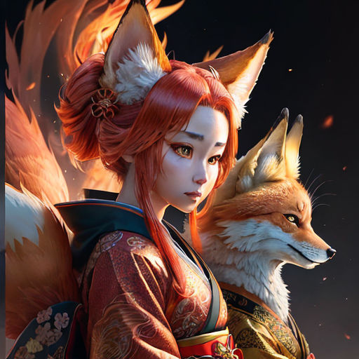 red fox girl