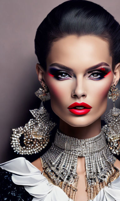 high fashion editorial makeup